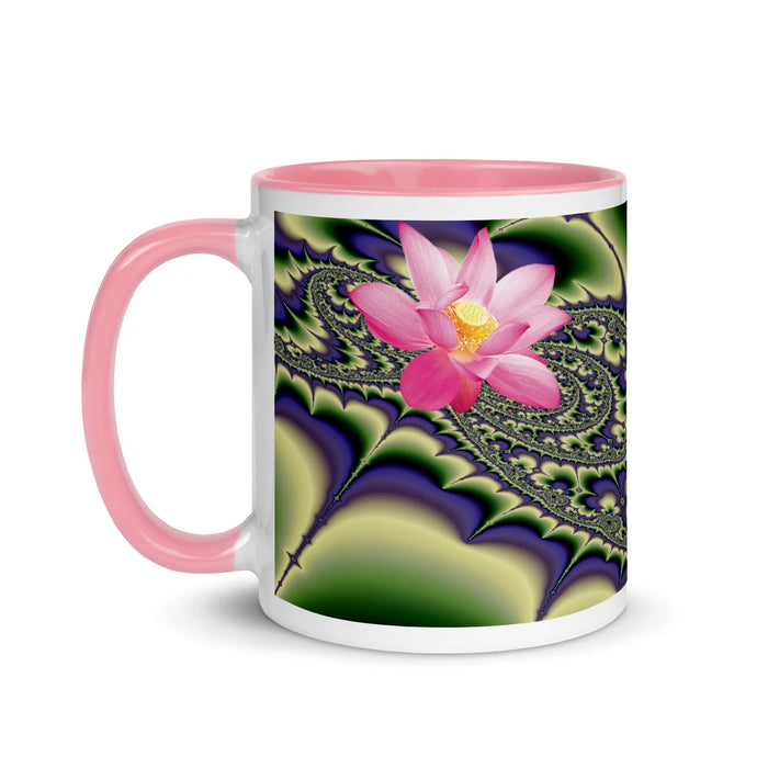 "Sacred Lotus" Mug with Color Inside ZKoriginal