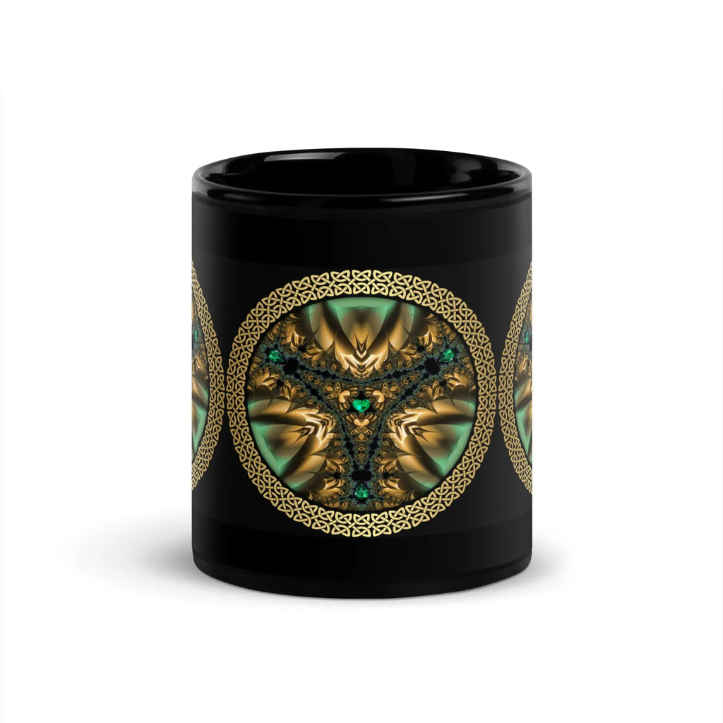 "Salutary Glow" Collection - Black Glossy Mug ZKoriginal