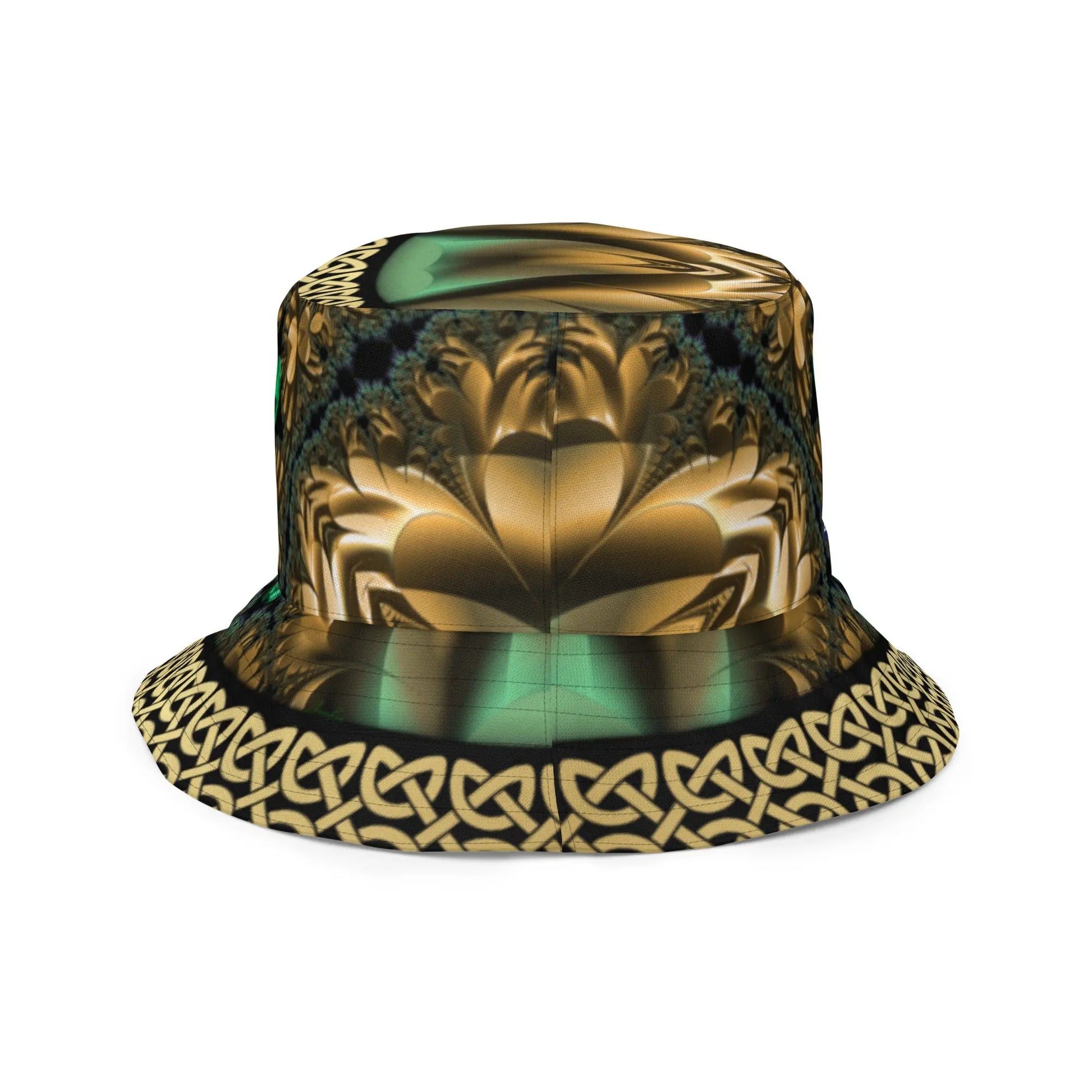 "Salutary Glow" Collection - Black Reversible Bucket Hat ZKoriginal