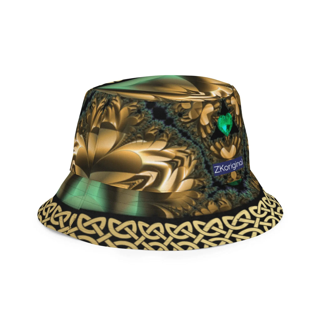 "Salutary Glow" Collection - Black Reversible Bucket Hat ZKoriginal