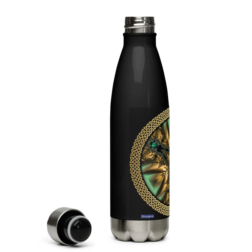 "Salutary Glow" Collection - Black Stainless Steel Water Bottle ZKoriginal