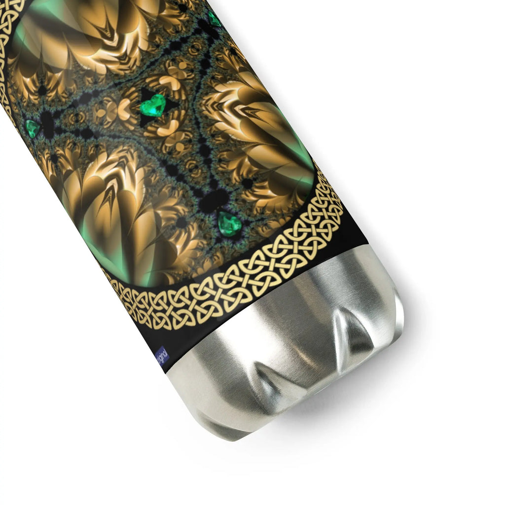 "Salutary Glow" Collection - Black Stainless Steel Water Bottle ZKoriginal