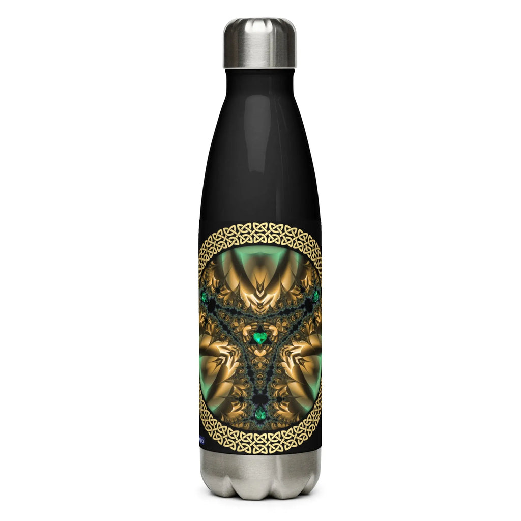 "Salutary Glow" Collection - Black Stainless Steel Water Bottle ZKoriginal