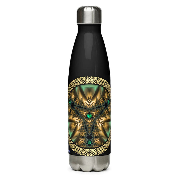 "Salutary Glow" Collection - Black Stainless Steel Water Bottle ZKoriginal