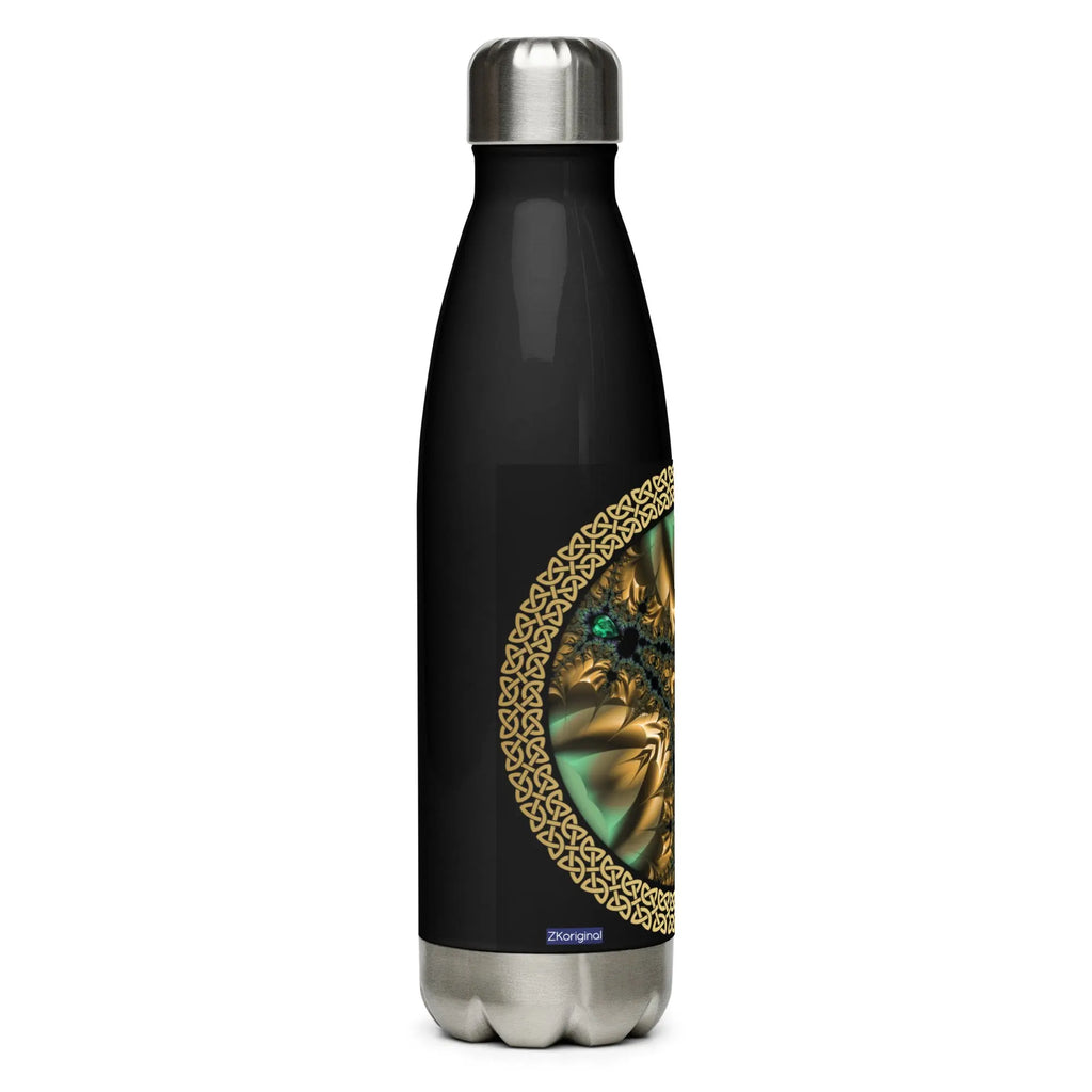 "Salutary Glow" Collection - Black Stainless Steel Water Bottle ZKoriginal