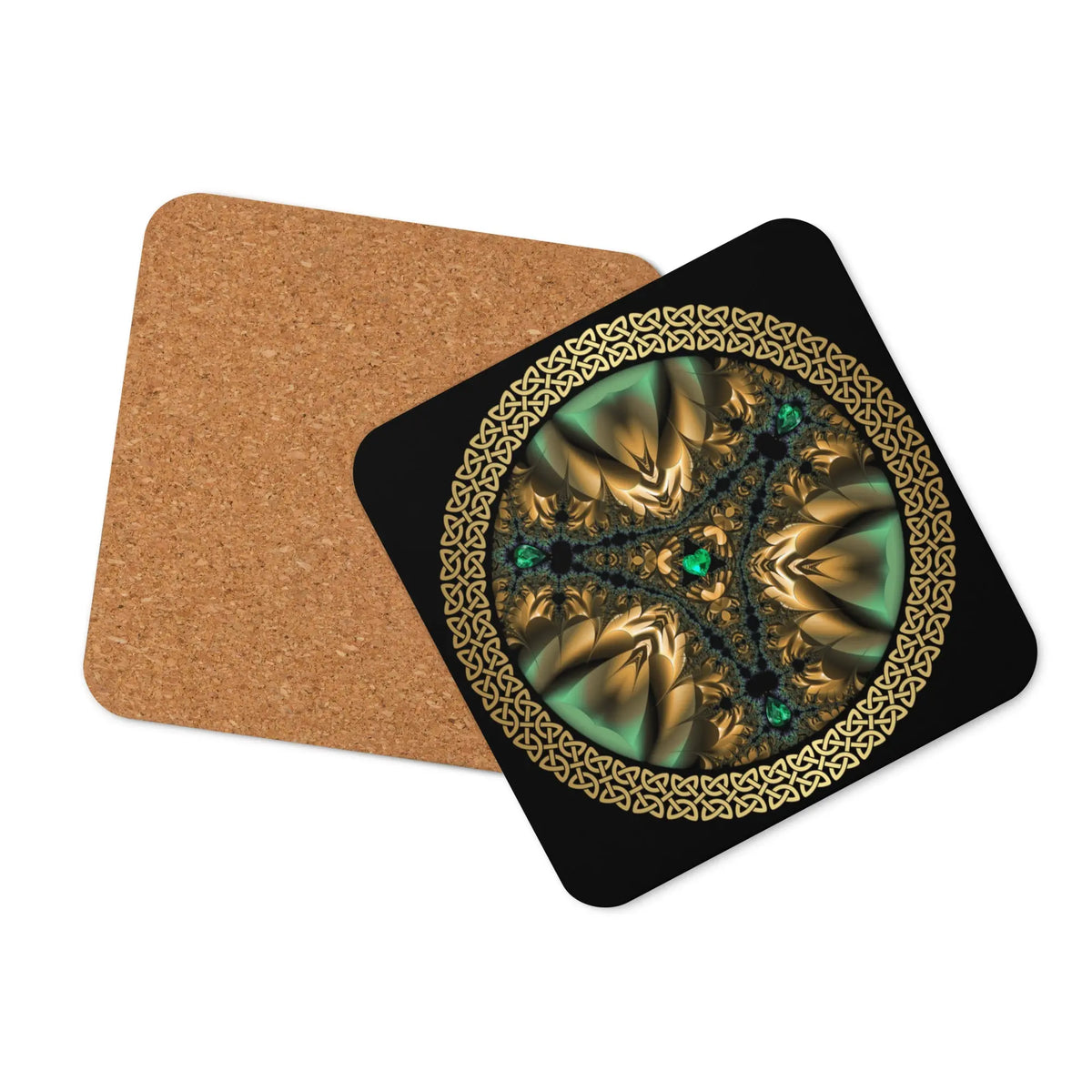 "Salutary Glow" Collection - Cork Back Coaster ZKoriginal