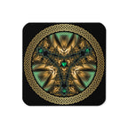 "Salutary Glow" Collection - Cork Back Coaster ZKoriginal