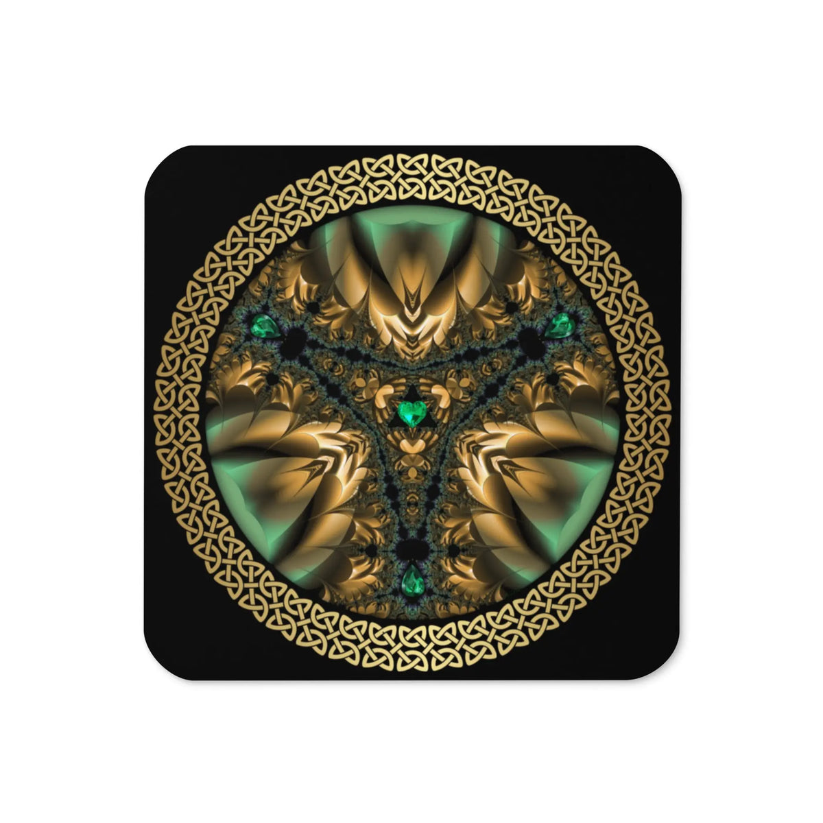 "Salutary Glow" Collection - Cork Back Coaster ZKoriginal