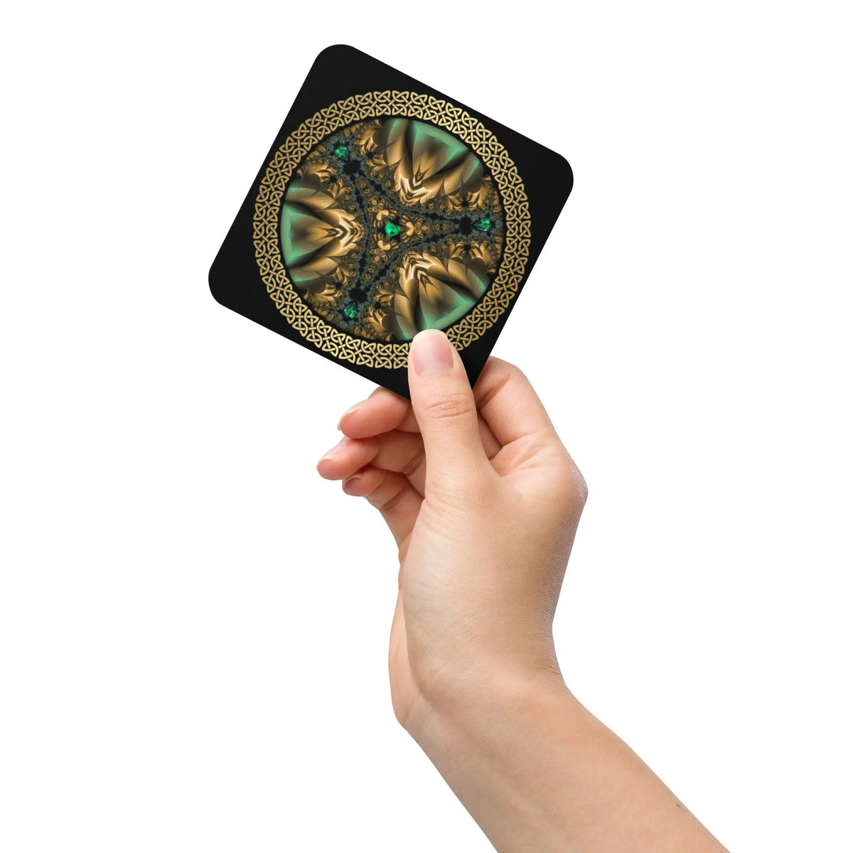 "Salutary Glow" Collection - Cork Back Coaster ZKoriginal