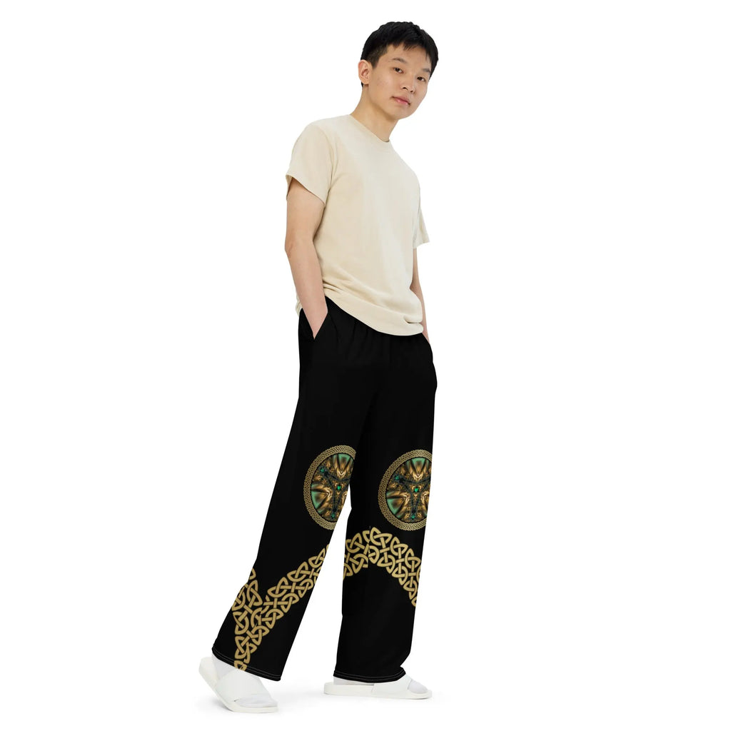 "Salutary Glow" Collection - Unisex wide-leg pants ZKoriginal