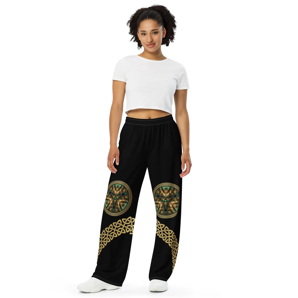 "Salutary Glow" Collection - Unisex wide-leg pants ZKoriginal