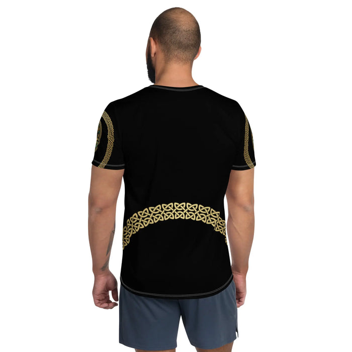 "Salutary Glow" Collection Men's Athletic T-shirt ZKoriginal