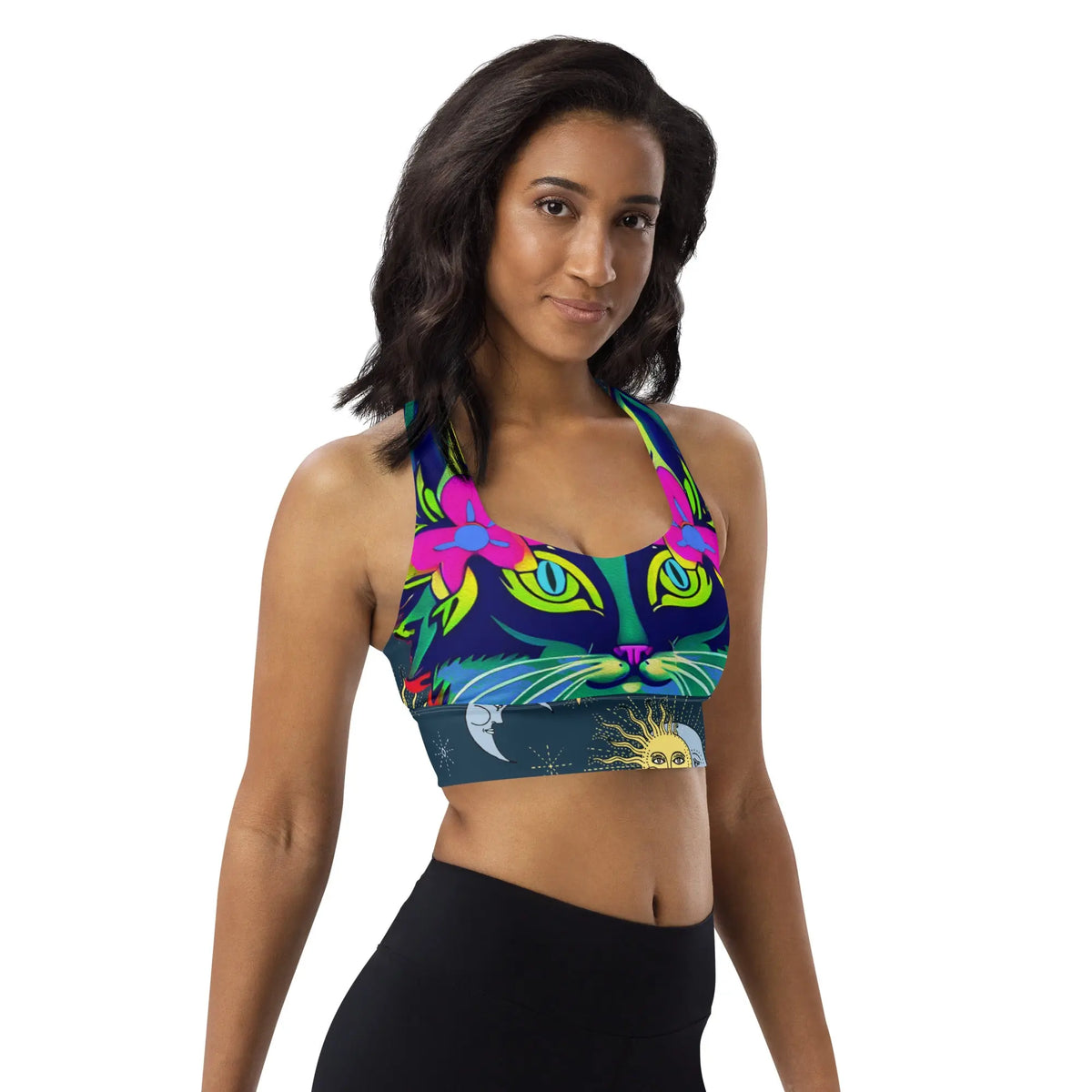 "Sonya My Beautiful Cat" Collection - Longline Sports Bra ZKoriginal