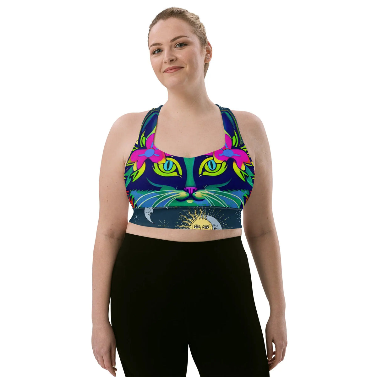 "Sonya My Beautiful Cat" Collection - Longline Sports Bra ZKoriginal