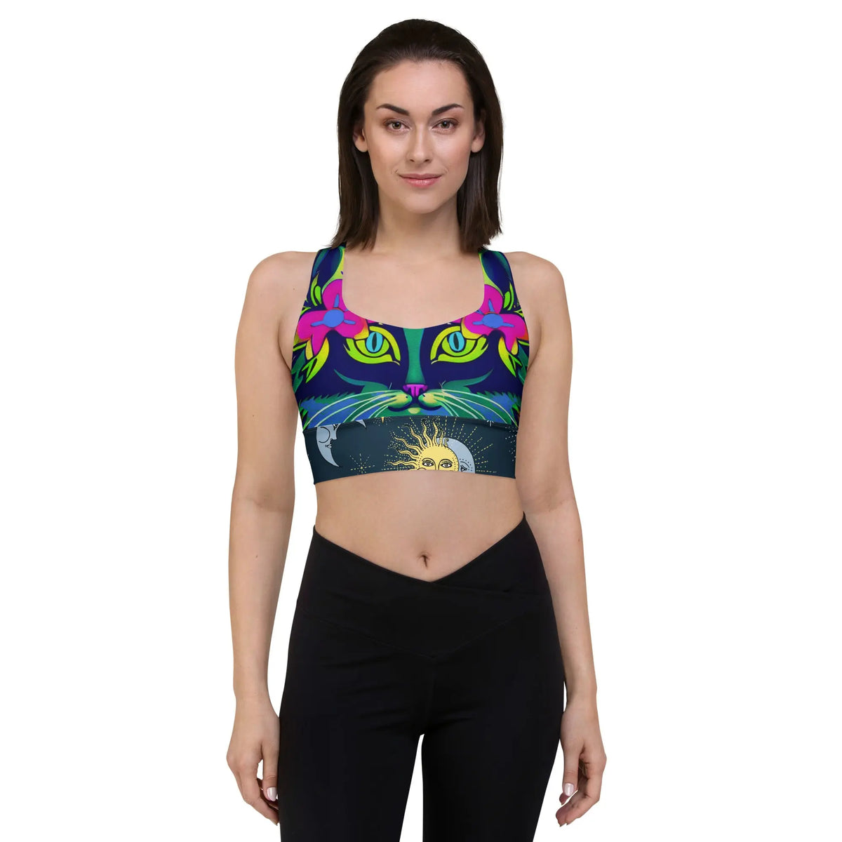 "Sonya My Beautiful Cat" Collection - Longline Sports Bra ZKoriginal