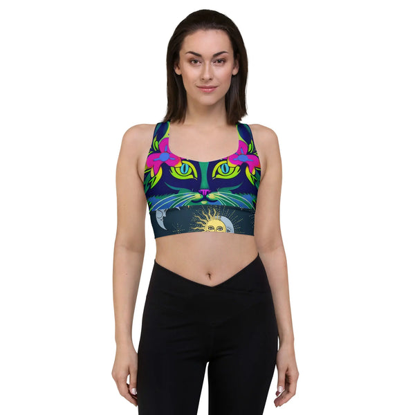 "Sonya My Beautiful Cat" Collection - Longline Sports Bra ZKoriginal