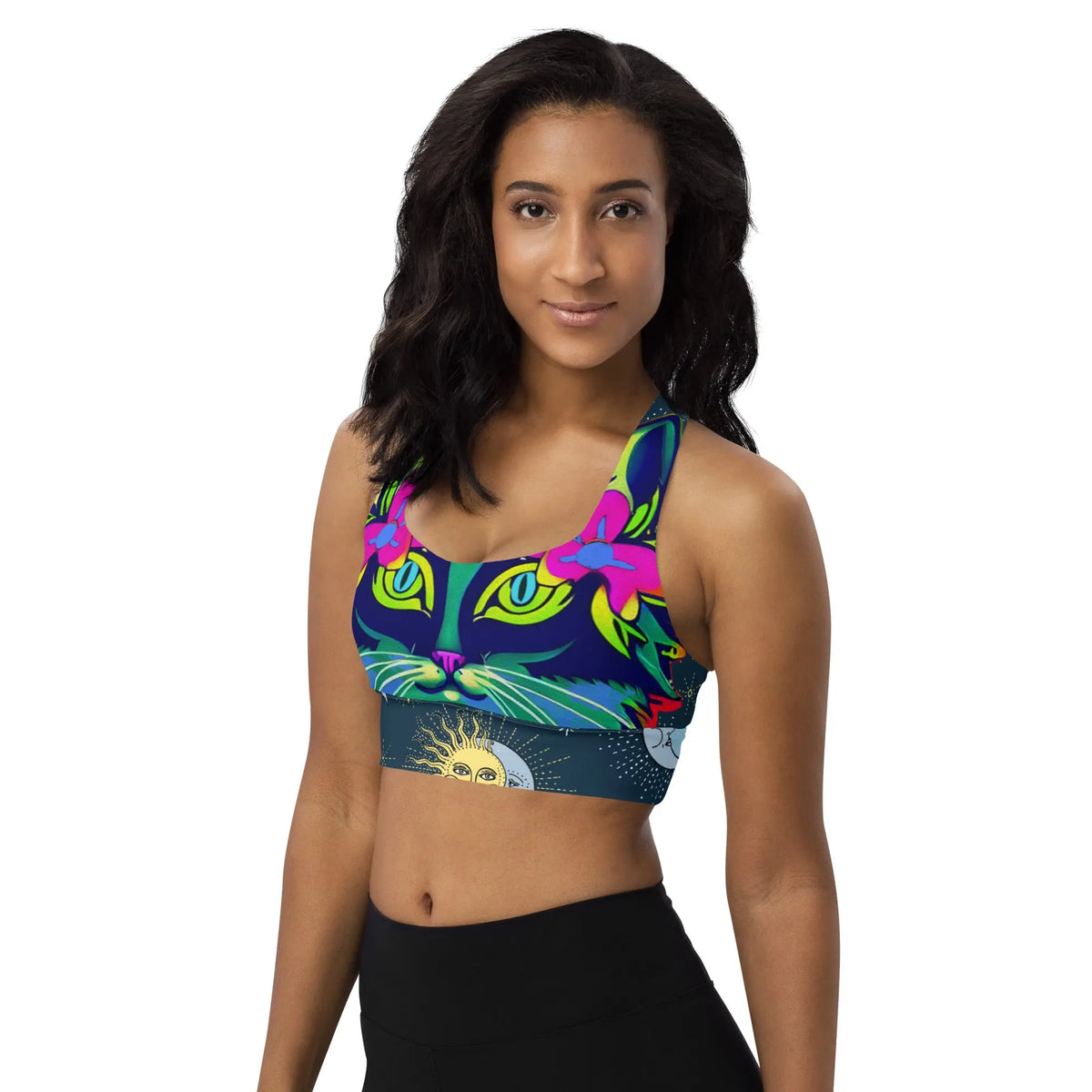 "Sonya My Beautiful Cat" Collection - Longline Sports Bra ZKoriginal