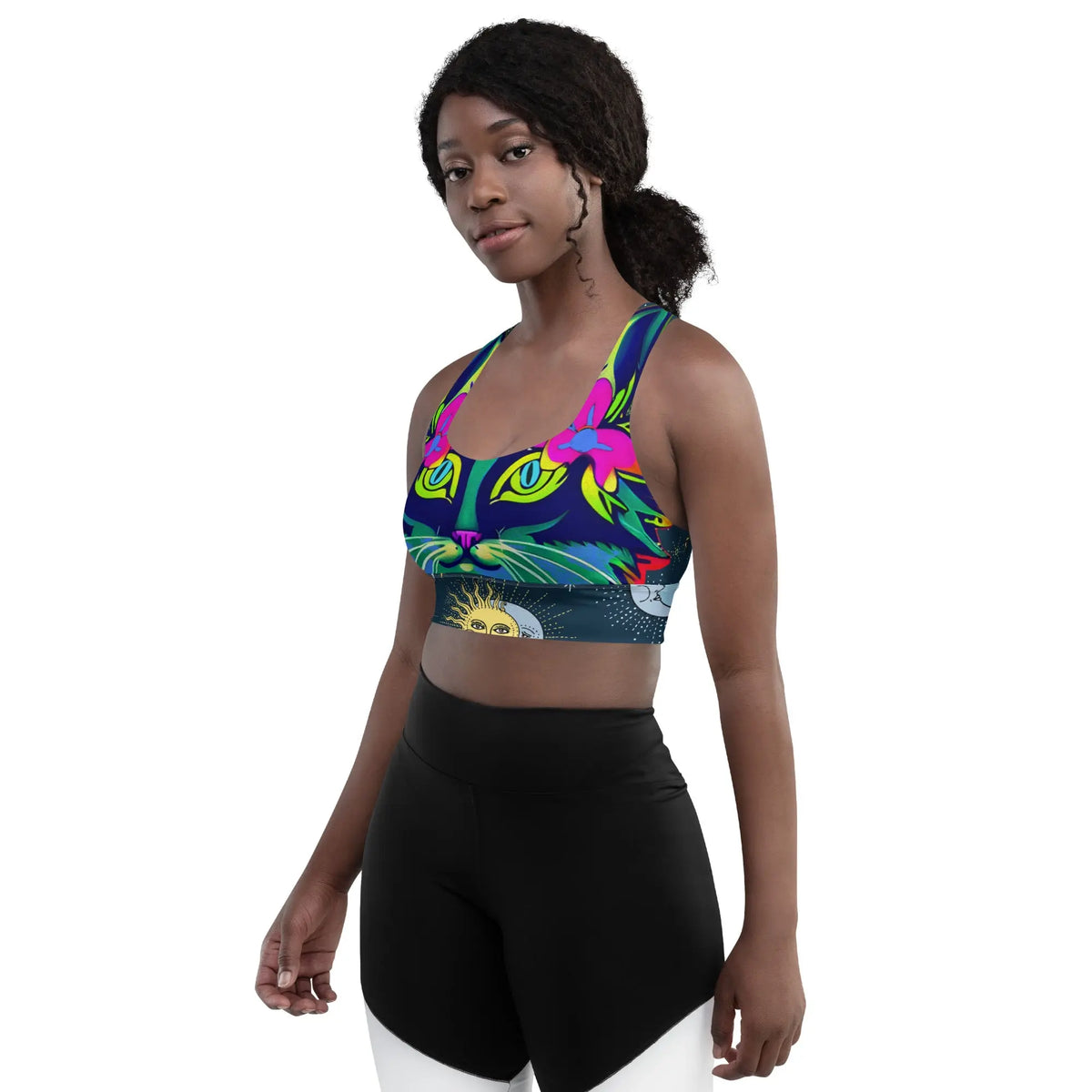 "Sonya My Beautiful Cat" Collection - Longline Sports Bra ZKoriginal