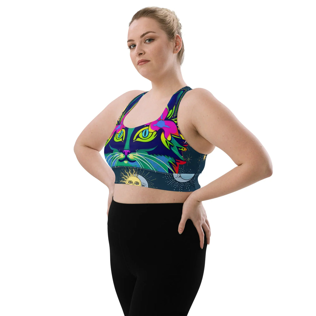 "Sonya My Beautiful Cat" Collection - Longline Sports Bra ZKoriginal