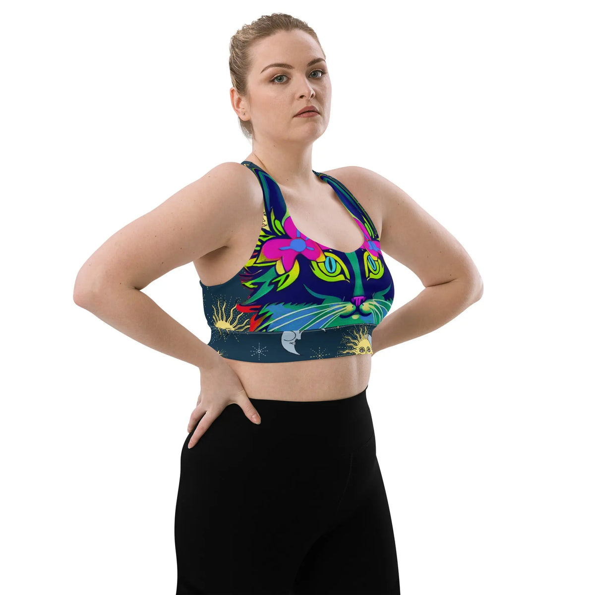 "Sonya My Beautiful Cat" Collection - Longline Sports Bra ZKoriginal