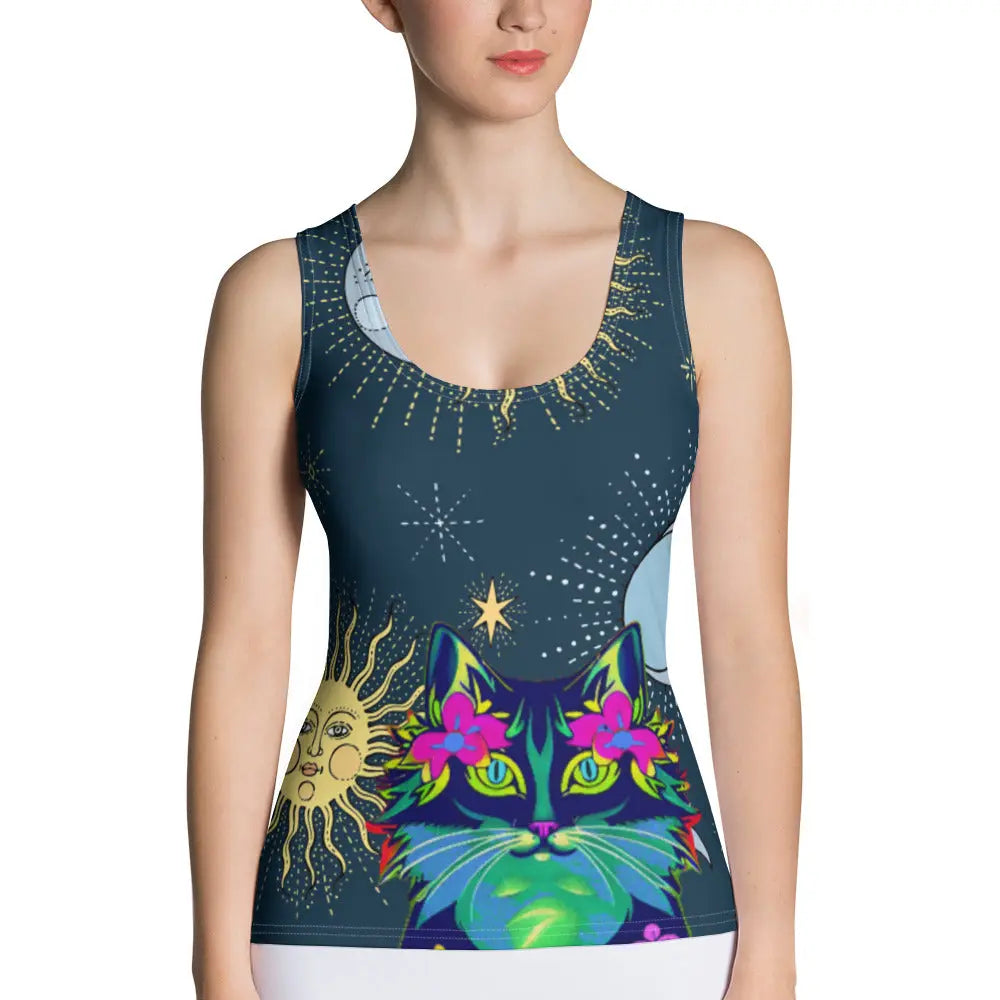 "Sonya My Beautiful Cat" Collection - Yoga Tank Top ZKoriginal