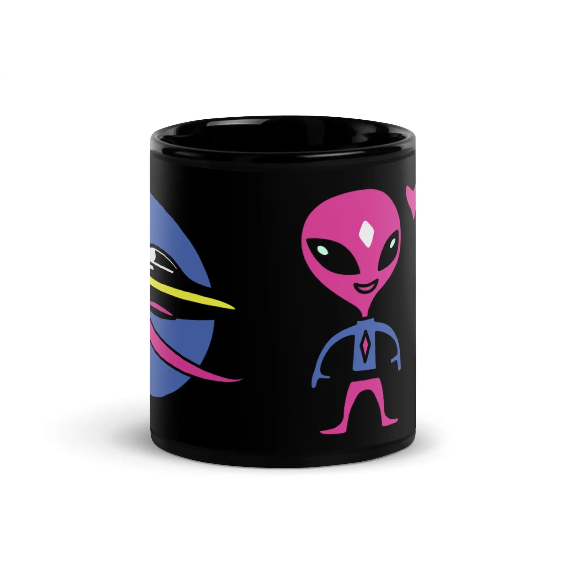 "Space Buds" Collection - Black Glossy Mug ZKoriginal