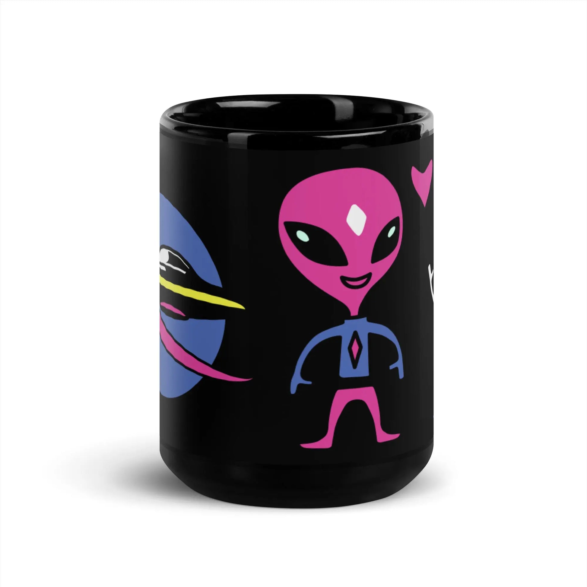 "Space Buds" Collection - Black Glossy Mug ZKoriginal