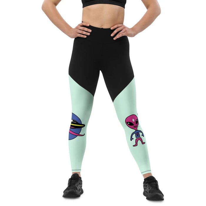 "Space Buds" Collection - Sports Leggings ZKoriginal