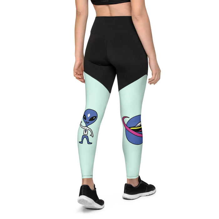 "Space Buds" Collection - Sports Leggings ZKoriginal
