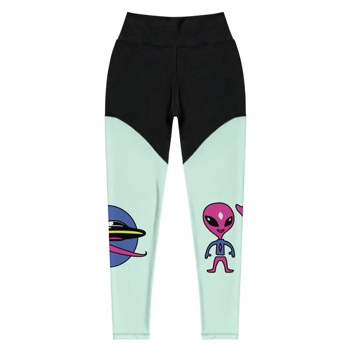 "Space Buds" Collection - Sports Leggings ZKoriginal