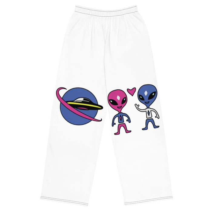 "Space Buds" Collection - Unisex wide-leg pants ZKoriginal