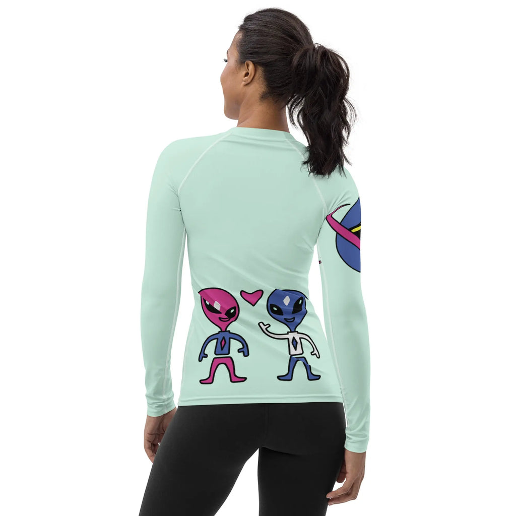 "Space Buds" Collection - Women's Rash Guard ZKoriginal