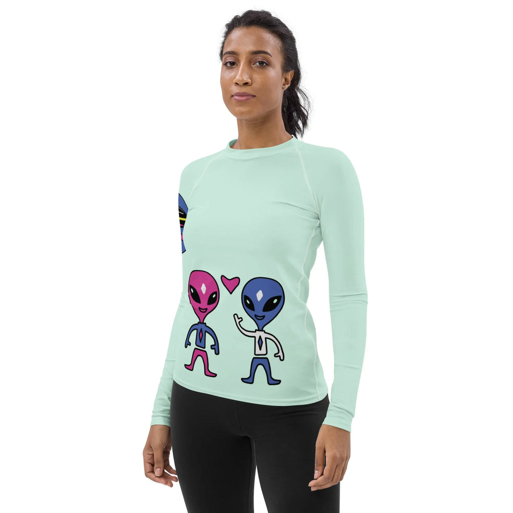 "Space Buds" Collection - Women's Rash Guard ZKoriginal