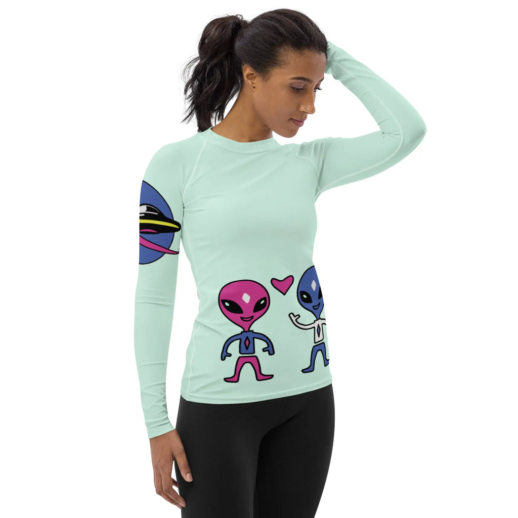 "Space Buds" Collection - Women's Rash Guard ZKoriginal