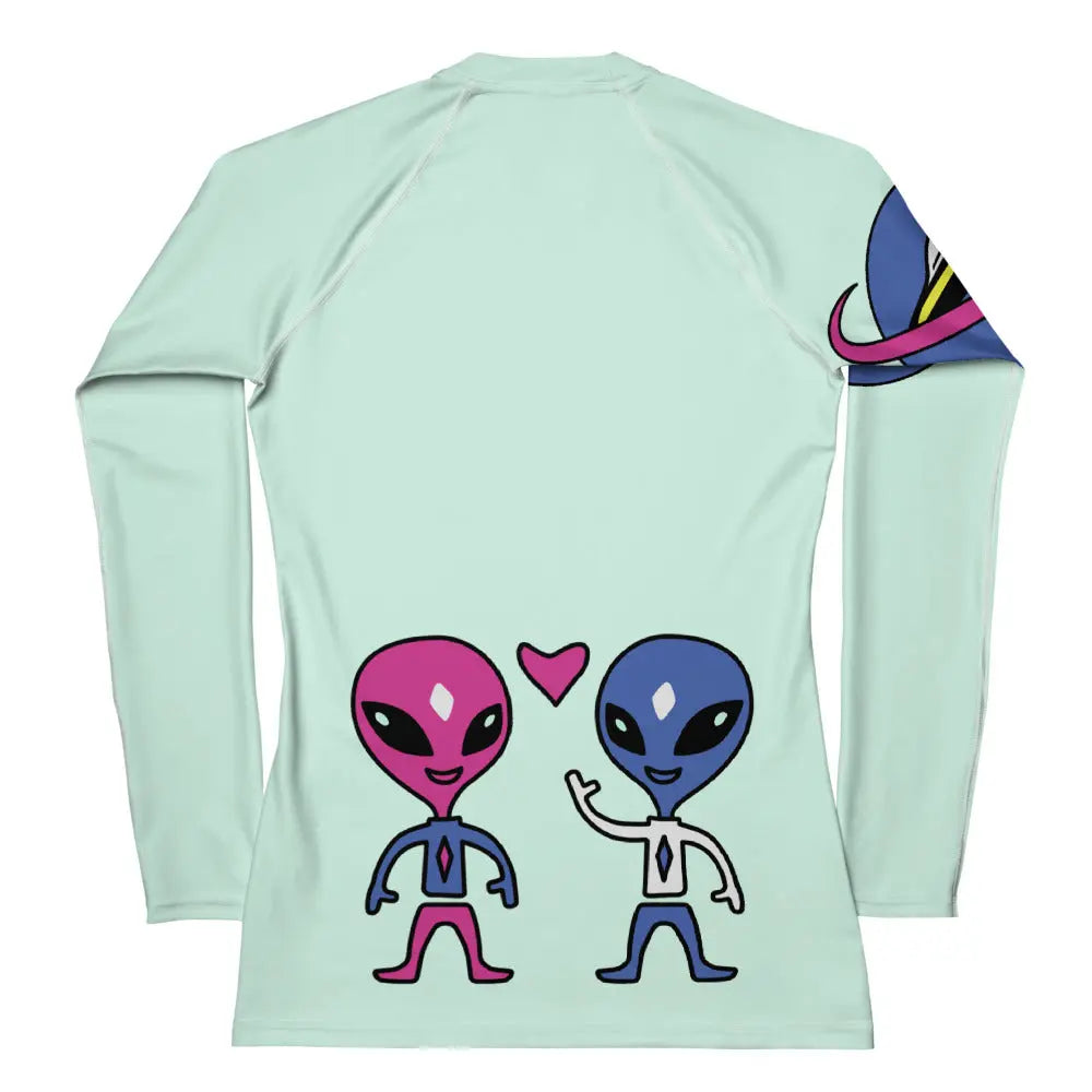 "Space Buds" Collection - Women's Rash Guard ZKoriginal