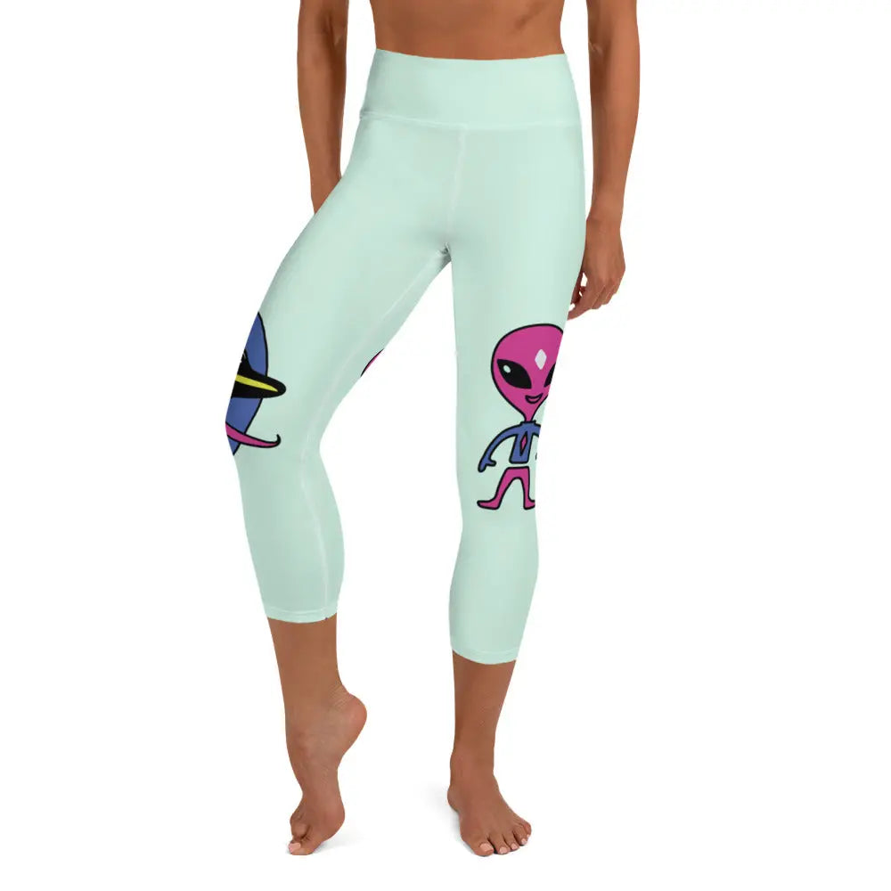 "Space Buds" Collection - Yoga Capri Leggings ZKoriginal