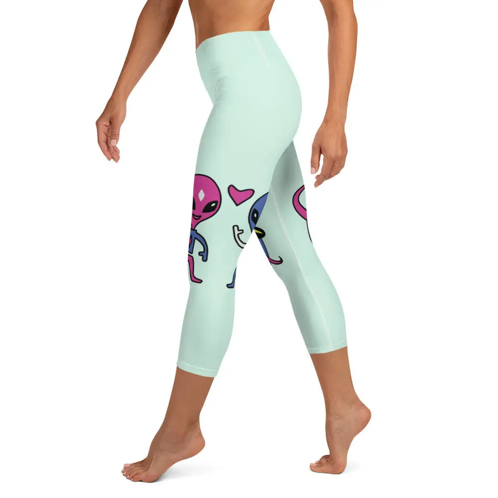 "Space Buds" Collection - Yoga Capri Leggings ZKoriginal
