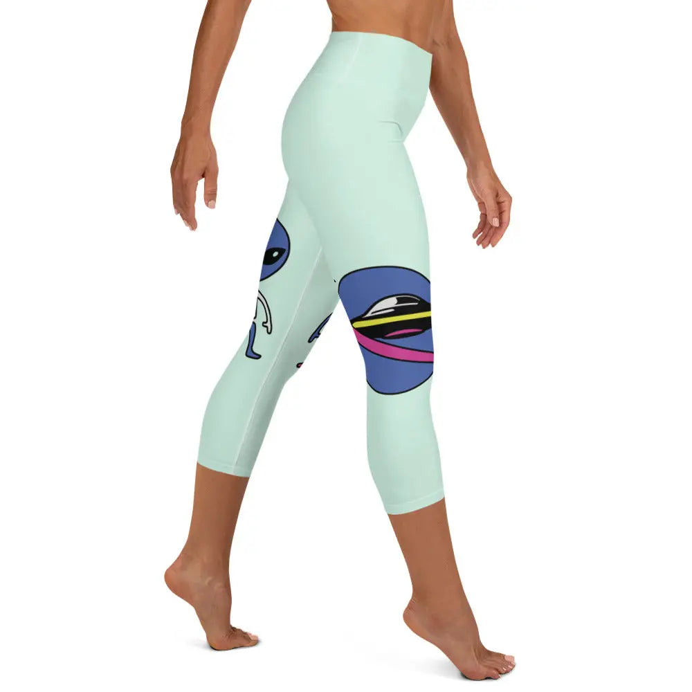 "Space Buds" Collection - Yoga Capri Leggings ZKoriginal