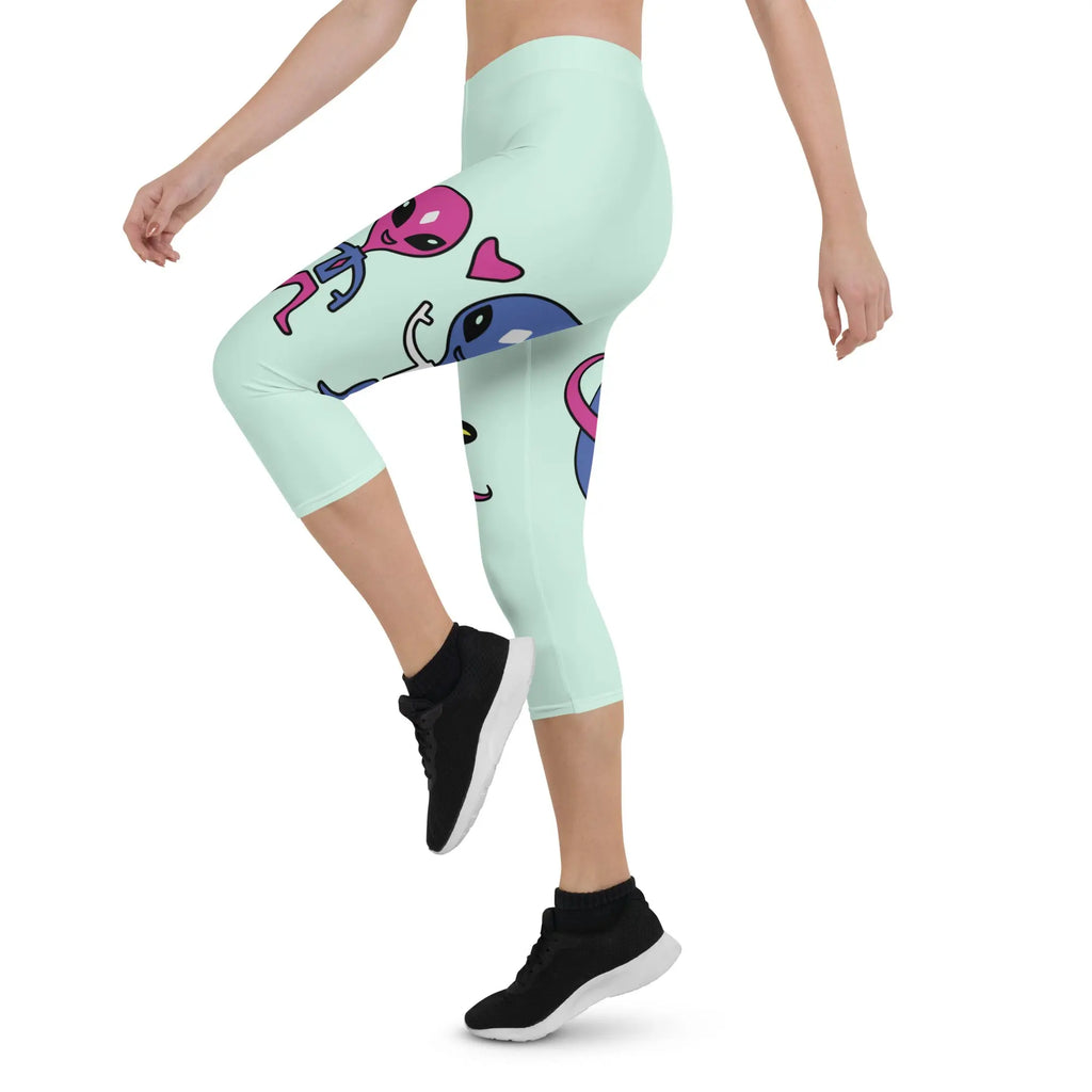"Space Buds" Collection - Yoga Capri Leggings ZKoriginal