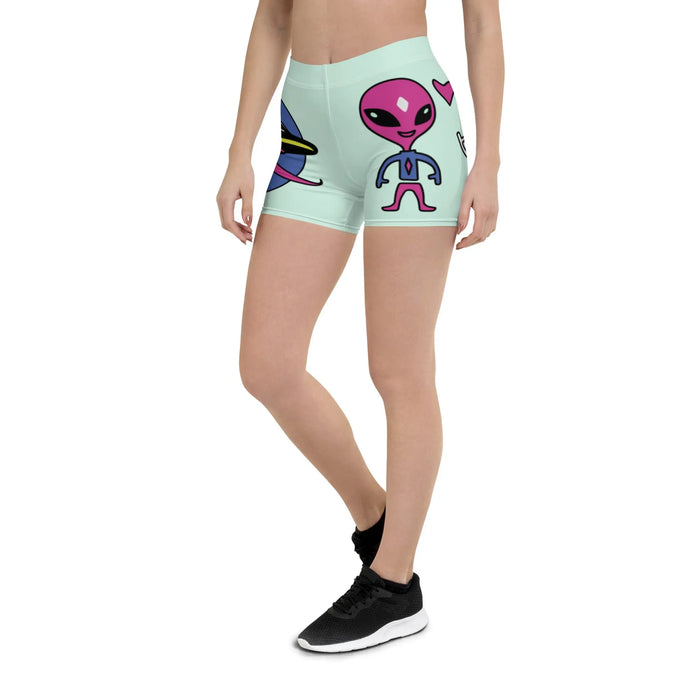 "Space Buds" Collection - Yoga Shorts ZKoriginal