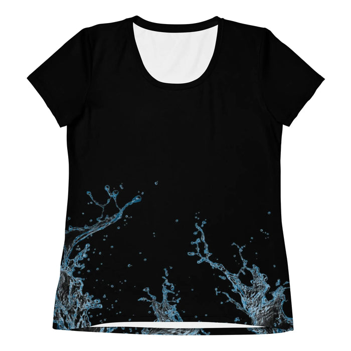 "Splash" Collection - All-Over Print Women's Athletic T-shirt ZKoriginal