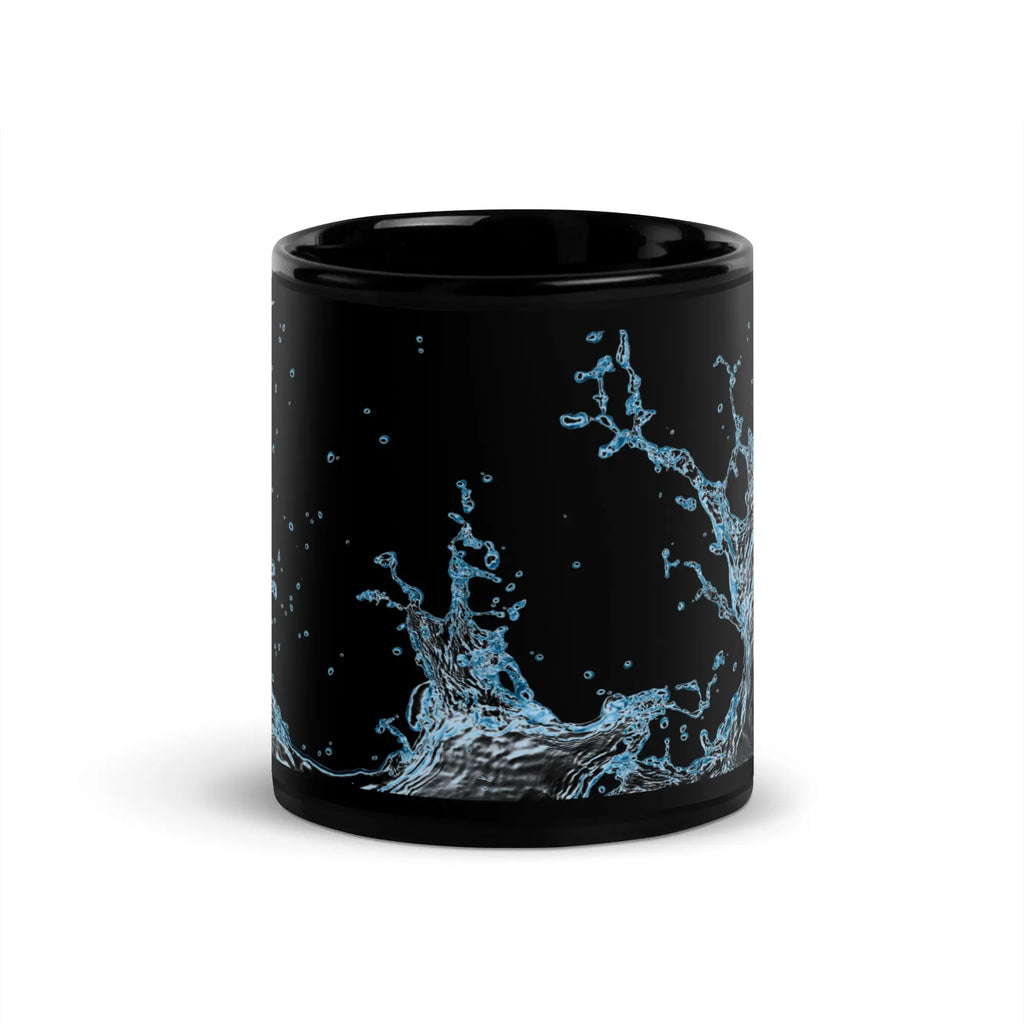 "Splash" Collection - Black Glossy Mug ZKoriginal
