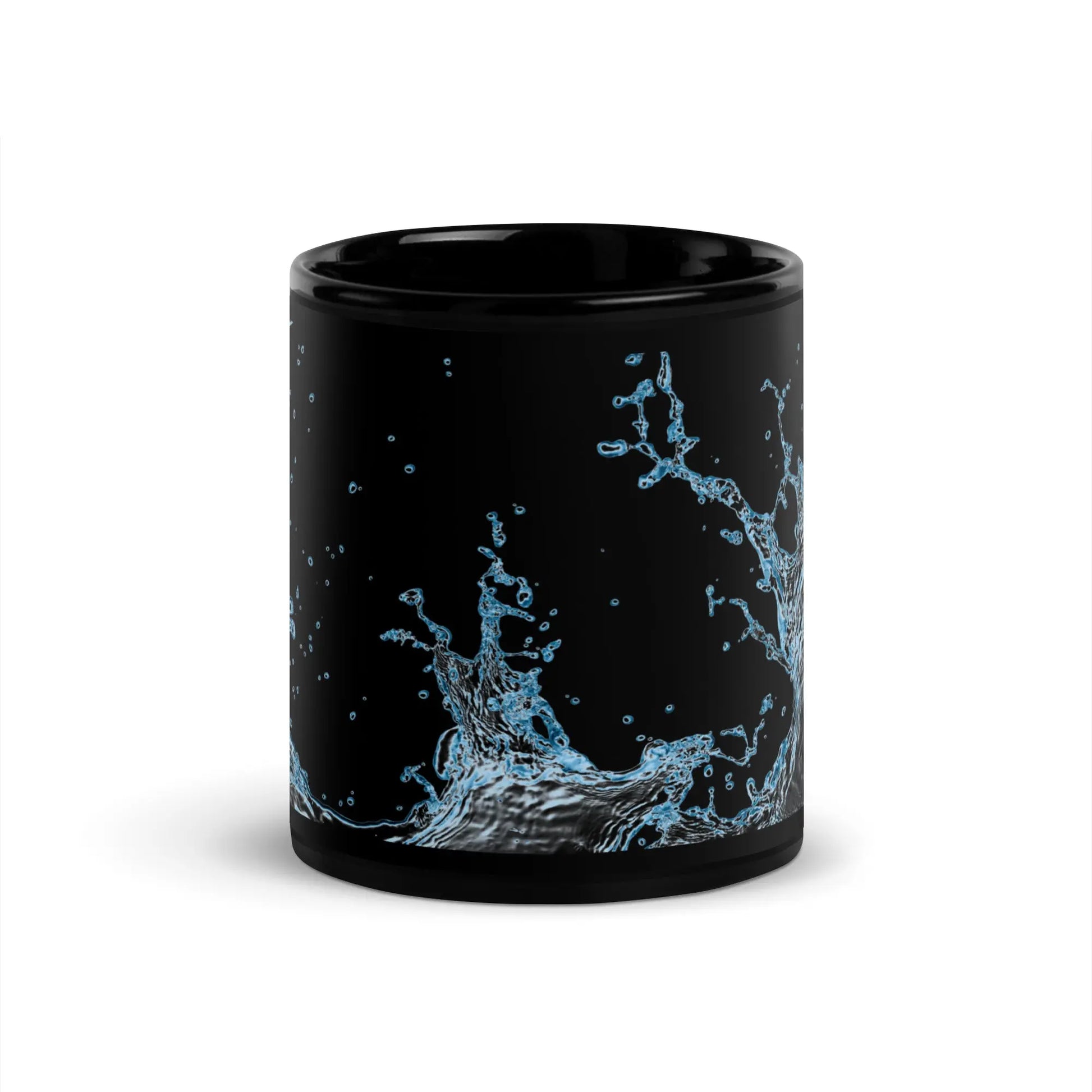 "Splash" Collection - Black Glossy Mug ZKoriginal