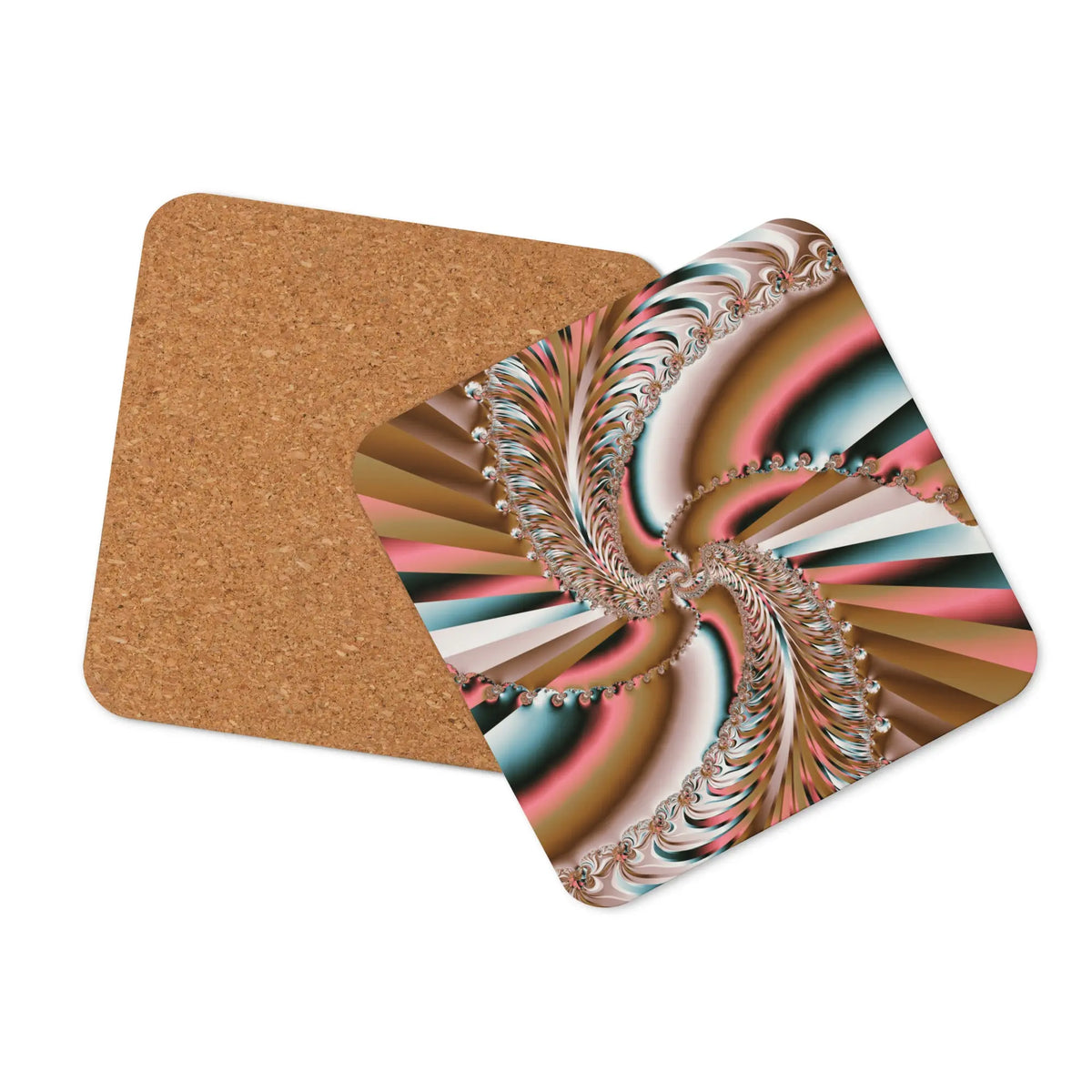 "Summer Spin" Collection - Cork Back Coaster ZKoriginal