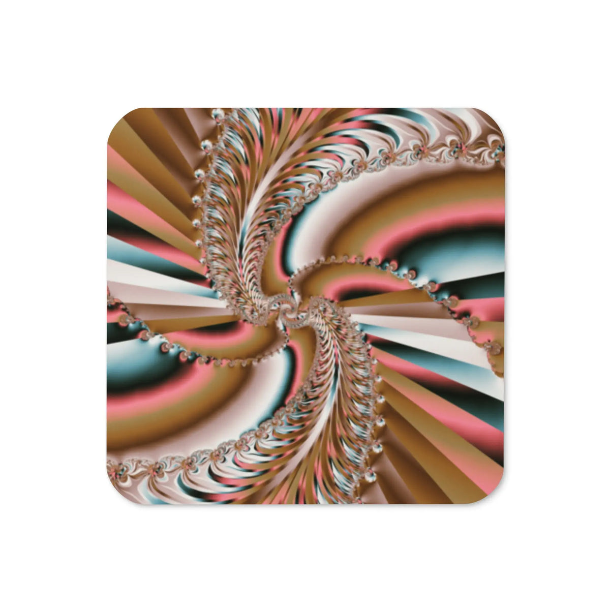 "Summer Spin" Collection - Cork Back Coaster ZKoriginal