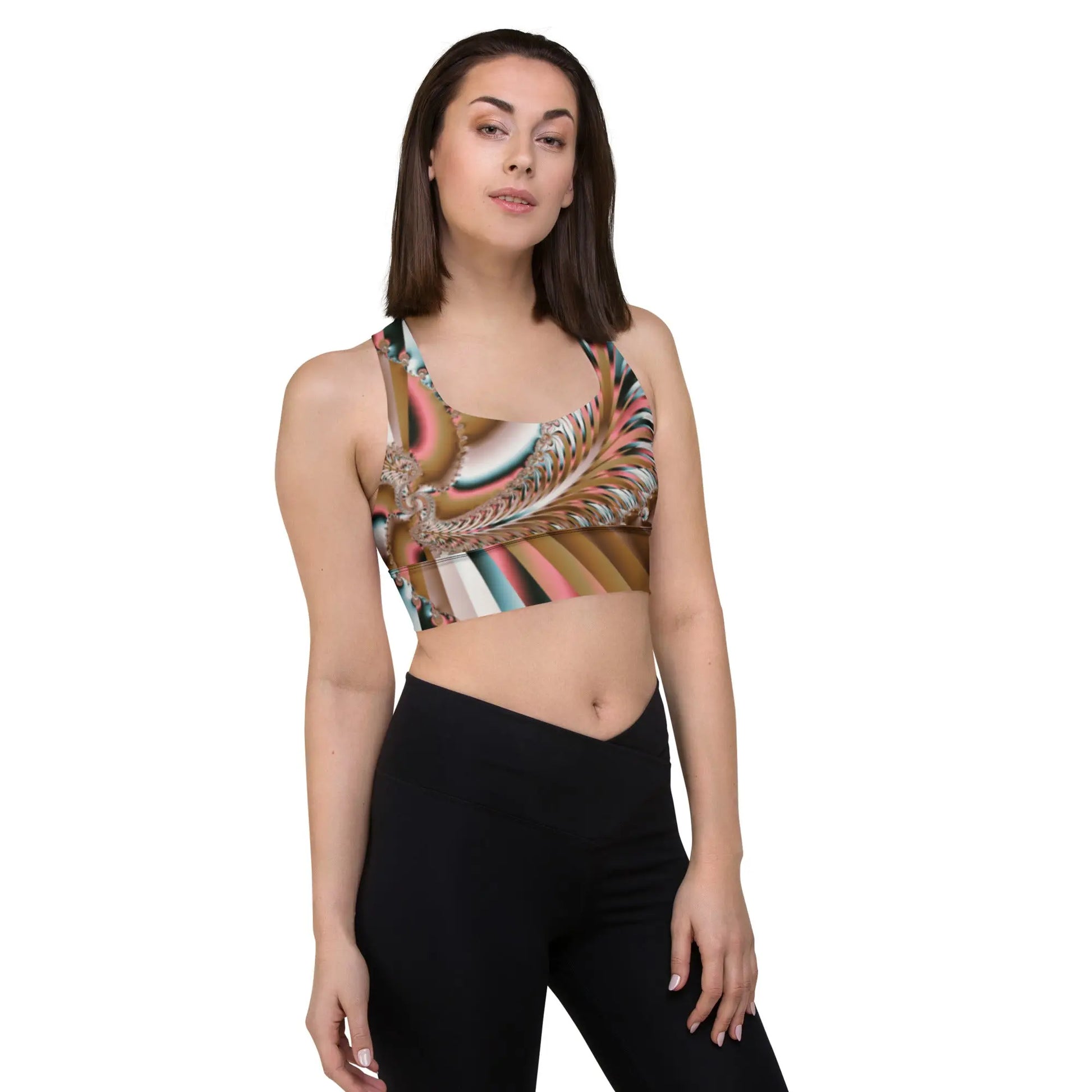 "Summer Spin" Collection - Longline sports bra ZKoriginal