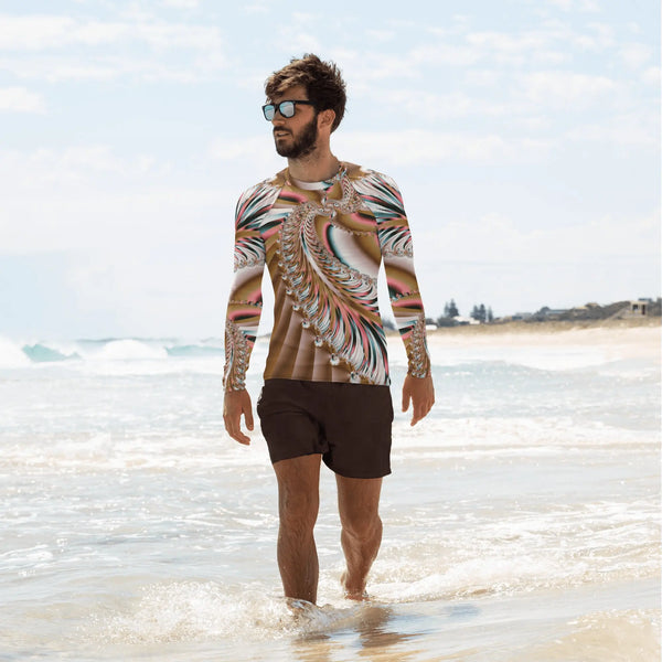 "Summer Spin" Collection - Men's Rash Guard ZKoriginal