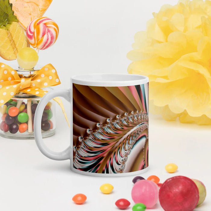 "Summer Spin" Collection - White glossy mug ZKoriginal