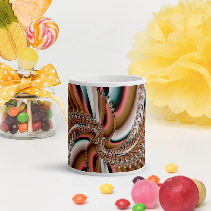 "Summer Spin" Collection - White glossy mug ZKoriginal