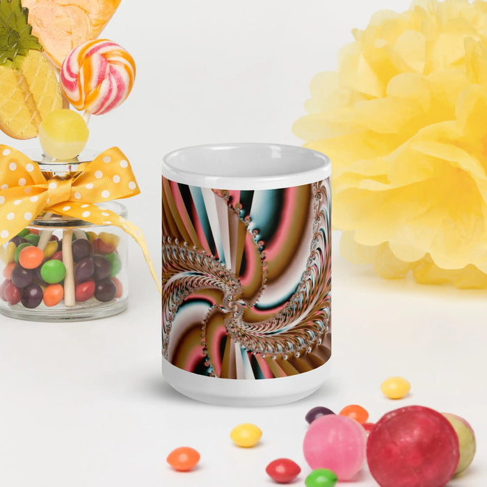 "Summer Spin" Collection - White glossy mug ZKoriginal